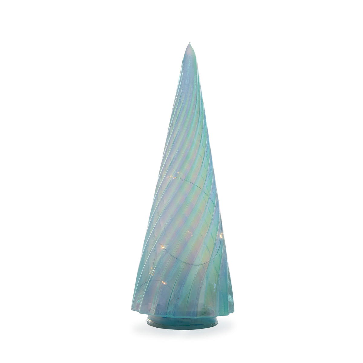 Blue Swirl Led Tree - 32cm - My Christmas