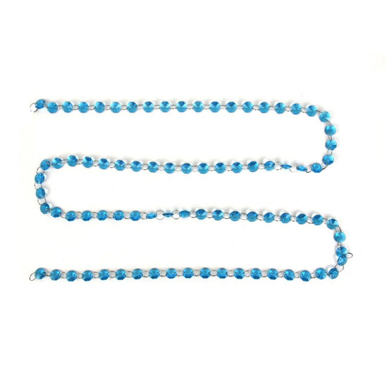 Blue Topaz Crystal Beaded Garland - My Christmas