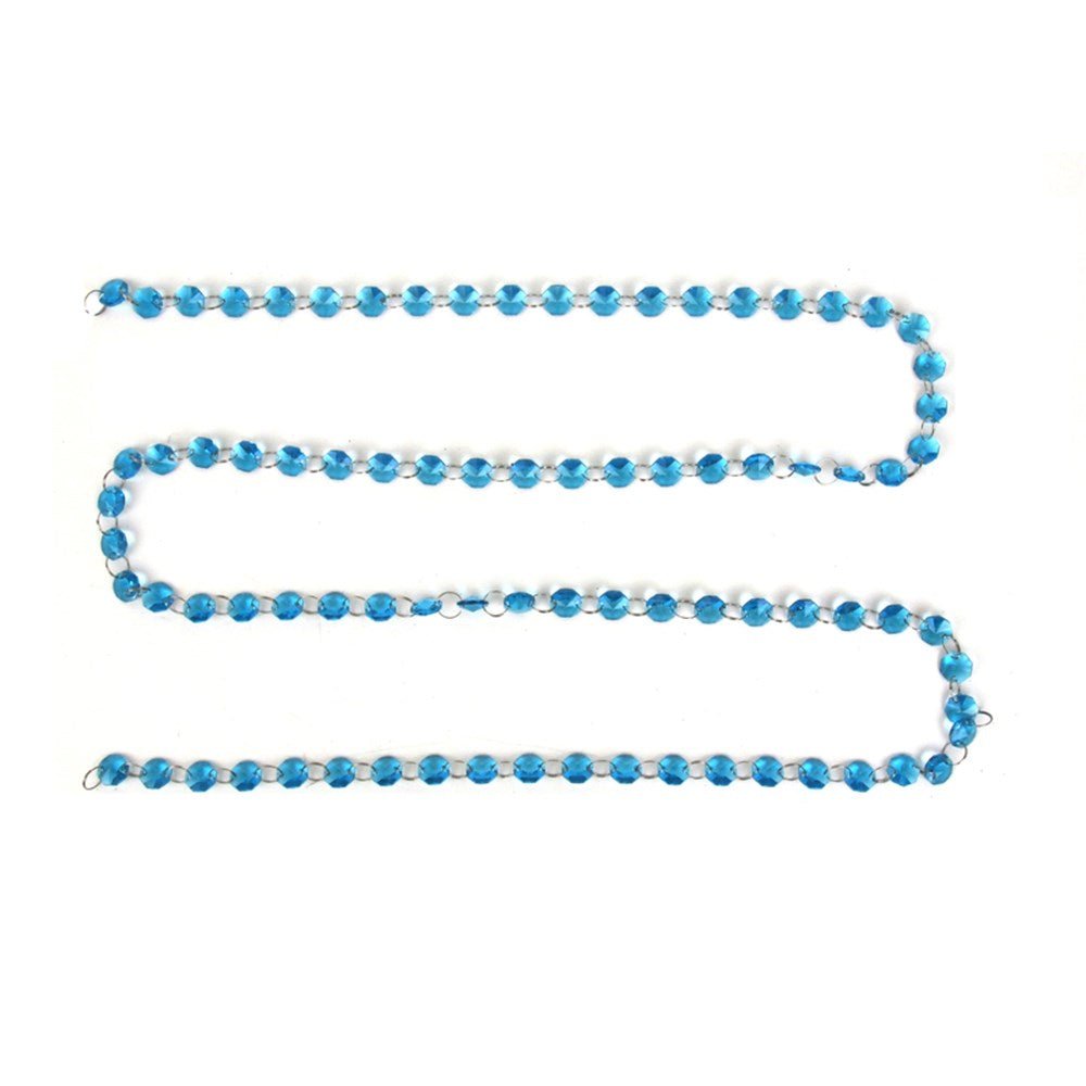 Blue Topaz Crystal Beaded Garland - My Christmas