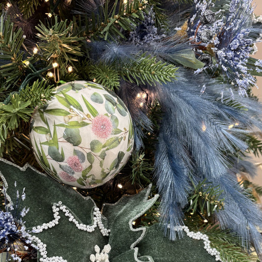 Blue Wheat Grass Pick - My Christmas