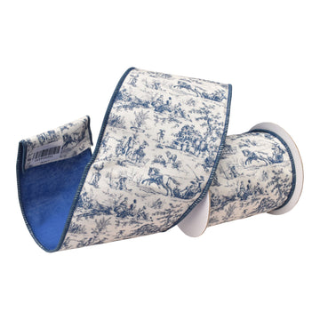 Blue & White Chinoiserie Ribbon - 9m - My Christmas