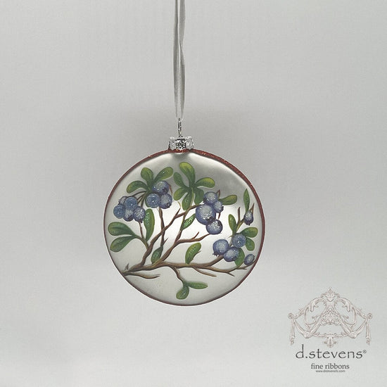 Blueberries Disc Ornament - My Christmas