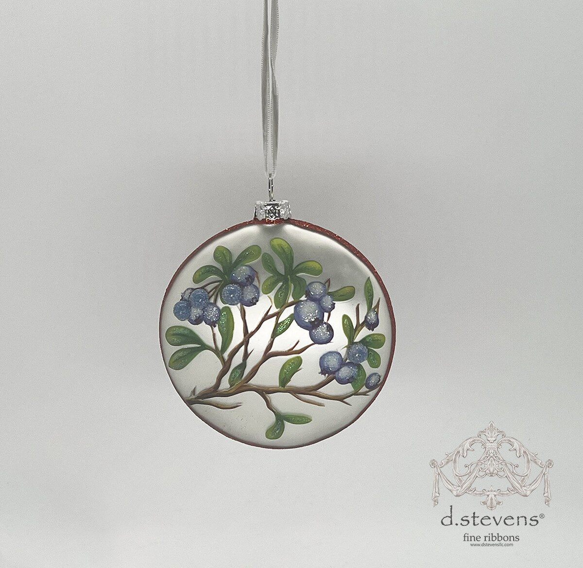 Blueberries Disc Ornament - My Christmas
