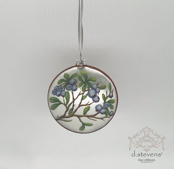 Blueberries Disc Ornament - My Christmas
