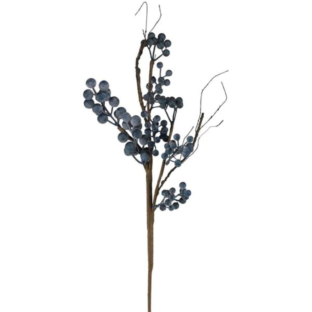 Blueberry Twig Spray - Medium - My Christmas