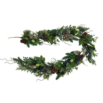 Blueberry Wild Garland - My Christmas