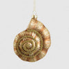 Bronze Glass Nautilus Shell Ornament - My Christmas