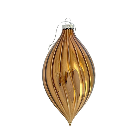 Bronze Long Drop Ornament - My Christmas
