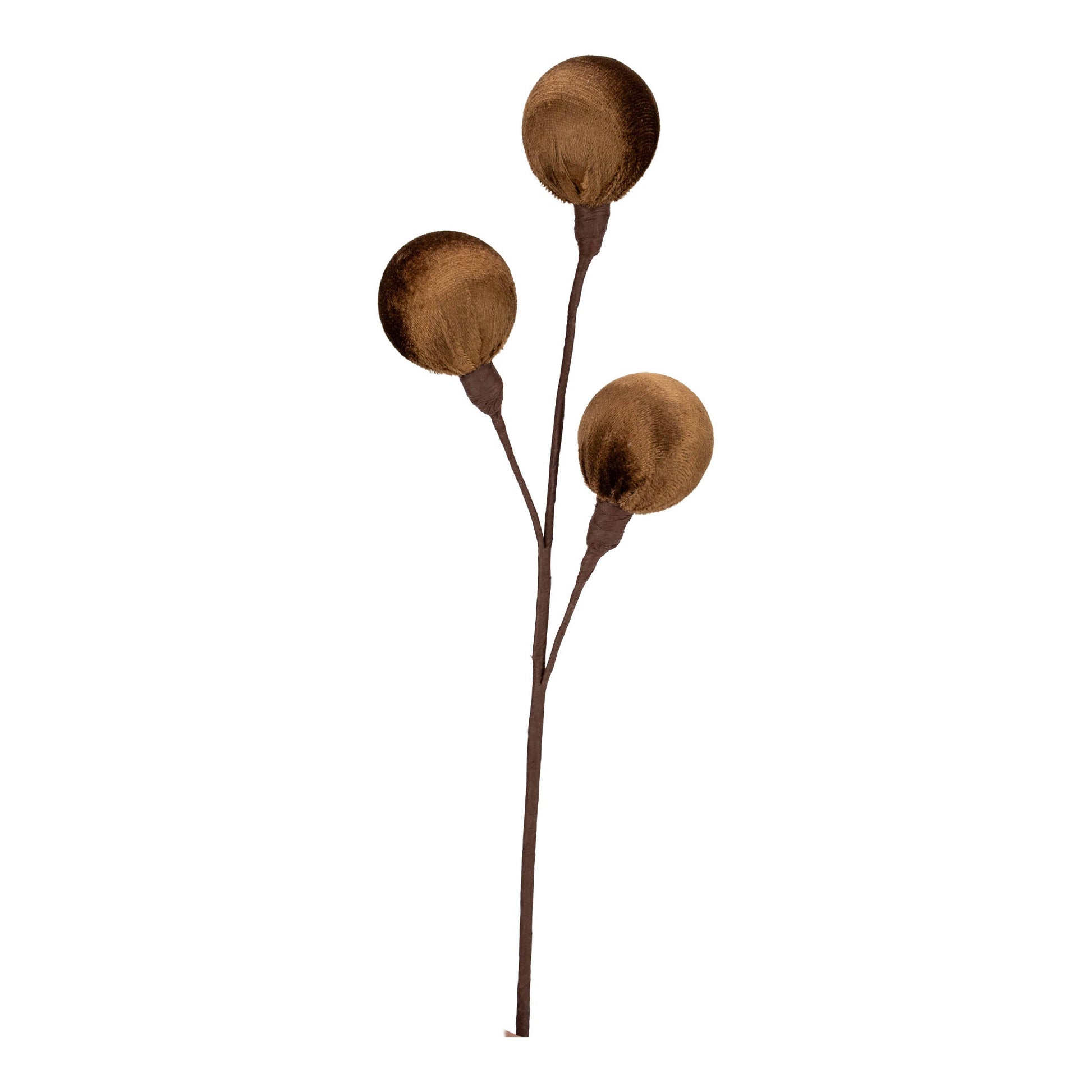 Brown 3-Ball Spray - My Christmas