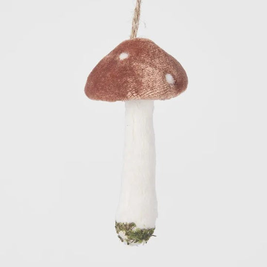 Brown Farae Mushroom Ornament - My Christmas