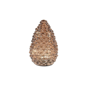 Brown LED Pinecone - Small - My Christmas