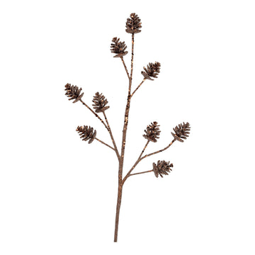 Brown Pinecone Spray - My Christmas