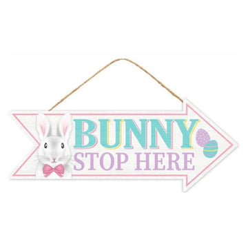 Bunny Stop Here Sign - My Christmas