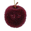 Burgundy Beaded Fruit Ornaments - Set of 3 - My Christmas