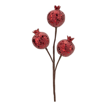 Burgundy Pomegranate Spray - My Christmas