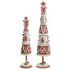 Candy Gingerbread Trees - Set of 2 - My Christmas