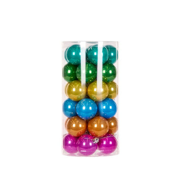 Candy Joy Pearl Baubles - Pack of 30 - My Christmas