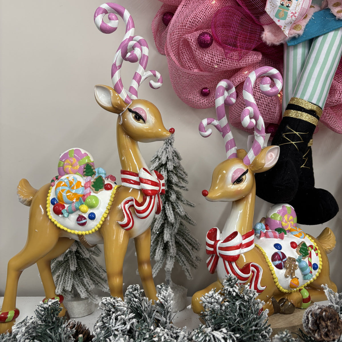 Candy Joy Sitting Reindeer - My Christmas