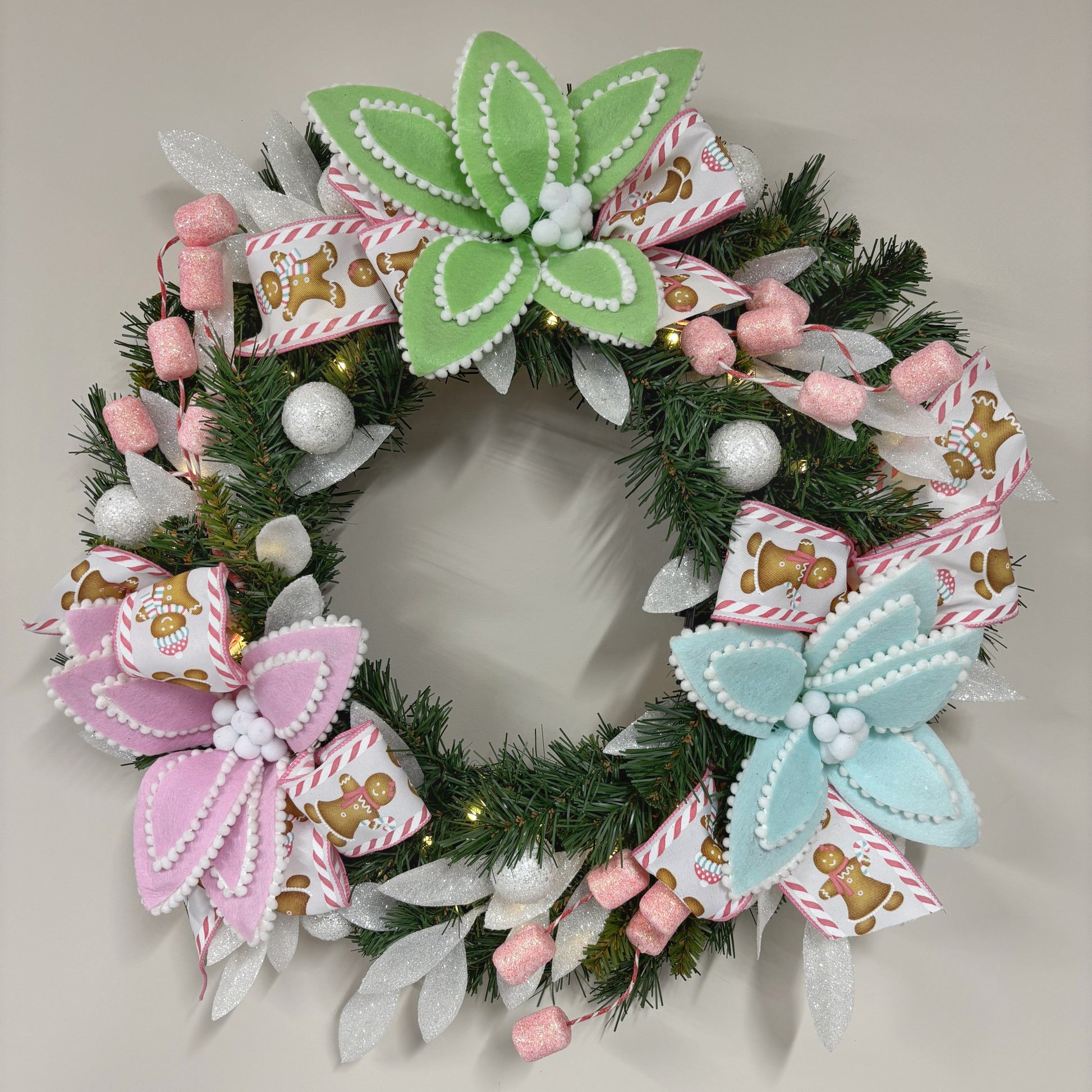 Candyland Green Wreath - My Christmas