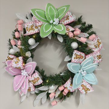Candyland Green Wreath - My Christmas