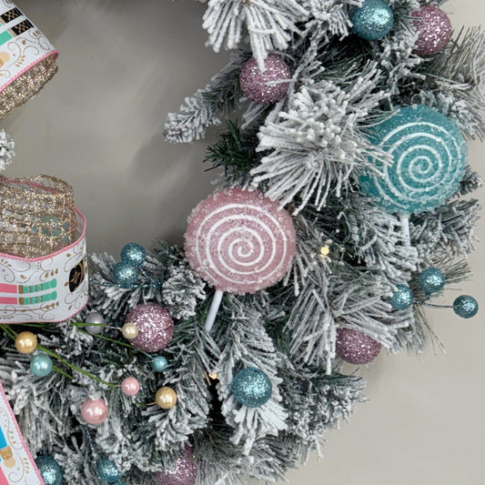 Candyland Nutcracker Wreath - 60cm - My Christmas