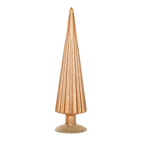 Caramel Ribbed Tabletop Tree - My Christmas