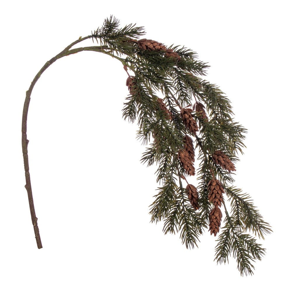 Cedar Spray with Artificial Pinecones - My Christmas