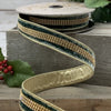 Celadon Velvet with Rhinestone Center Ribbon - My Christmas