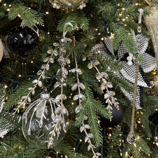 Champagne and Silver Crystal Spray - My Christmas