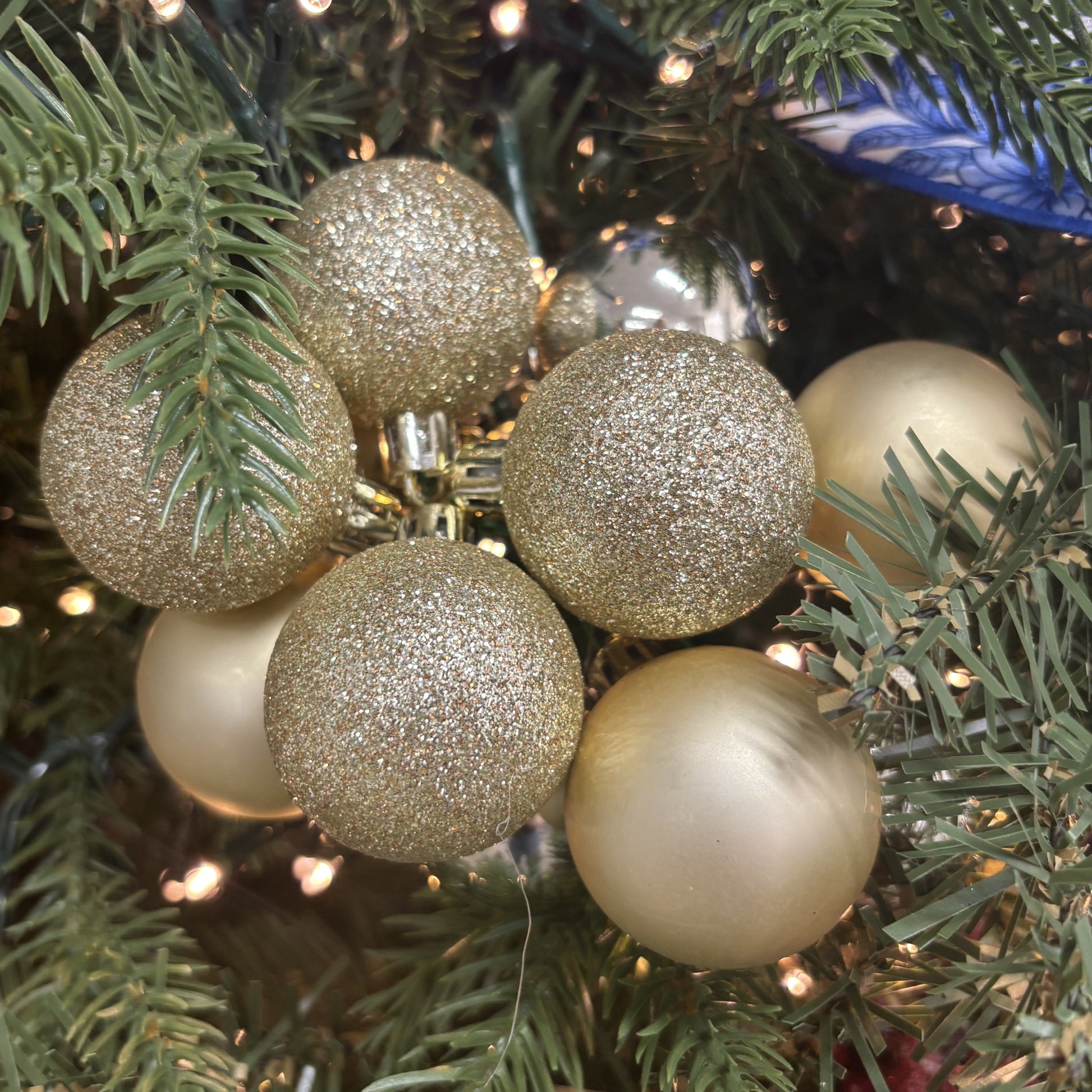 Champagne Bauble Cluster Pick - Small - My Christmas