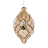 Champagne Beaded Deco Drop Bauble - My Christmas