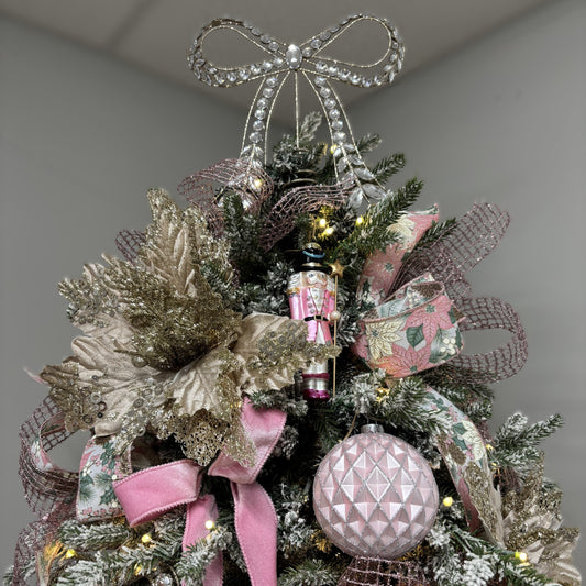 Champagne Bow Tree Topper - My Christmas