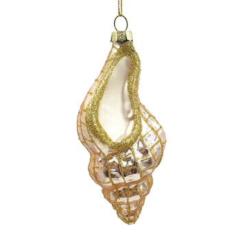 Champagne Conch Ornament - My Christmas