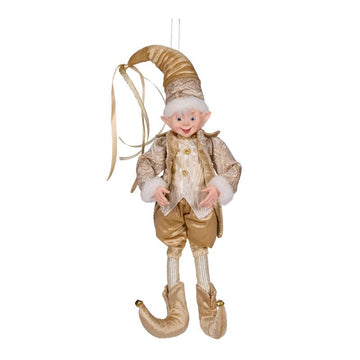 Champagne Fabric Elf - 50cm - My Christmas