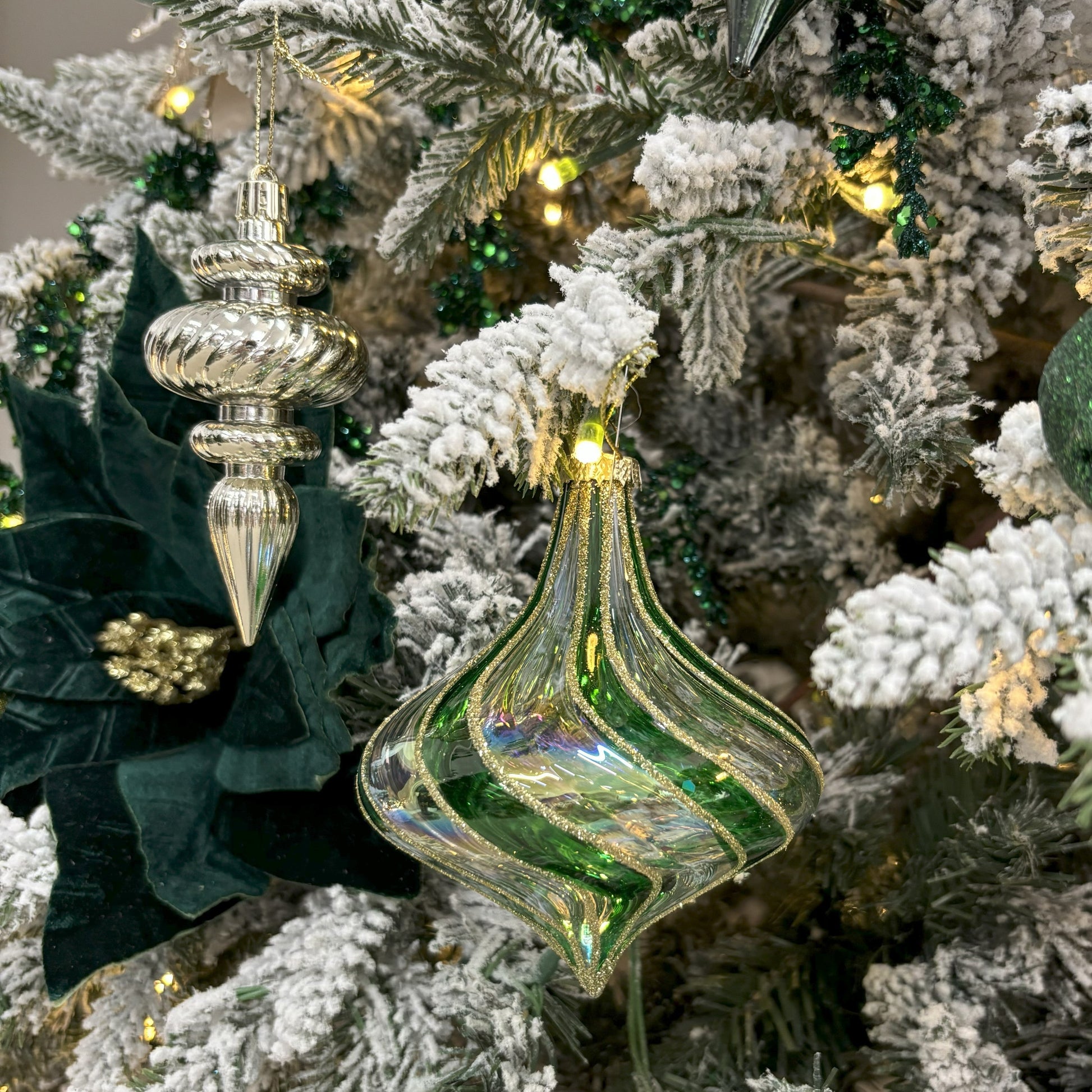 Champagne Finial Ornament - Box of 8 - My Christmas