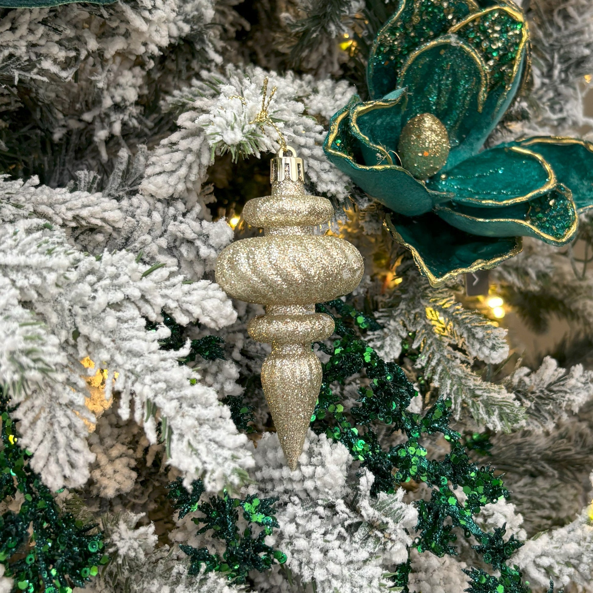Champagne Finial Ornament - Box of 8 - My Christmas