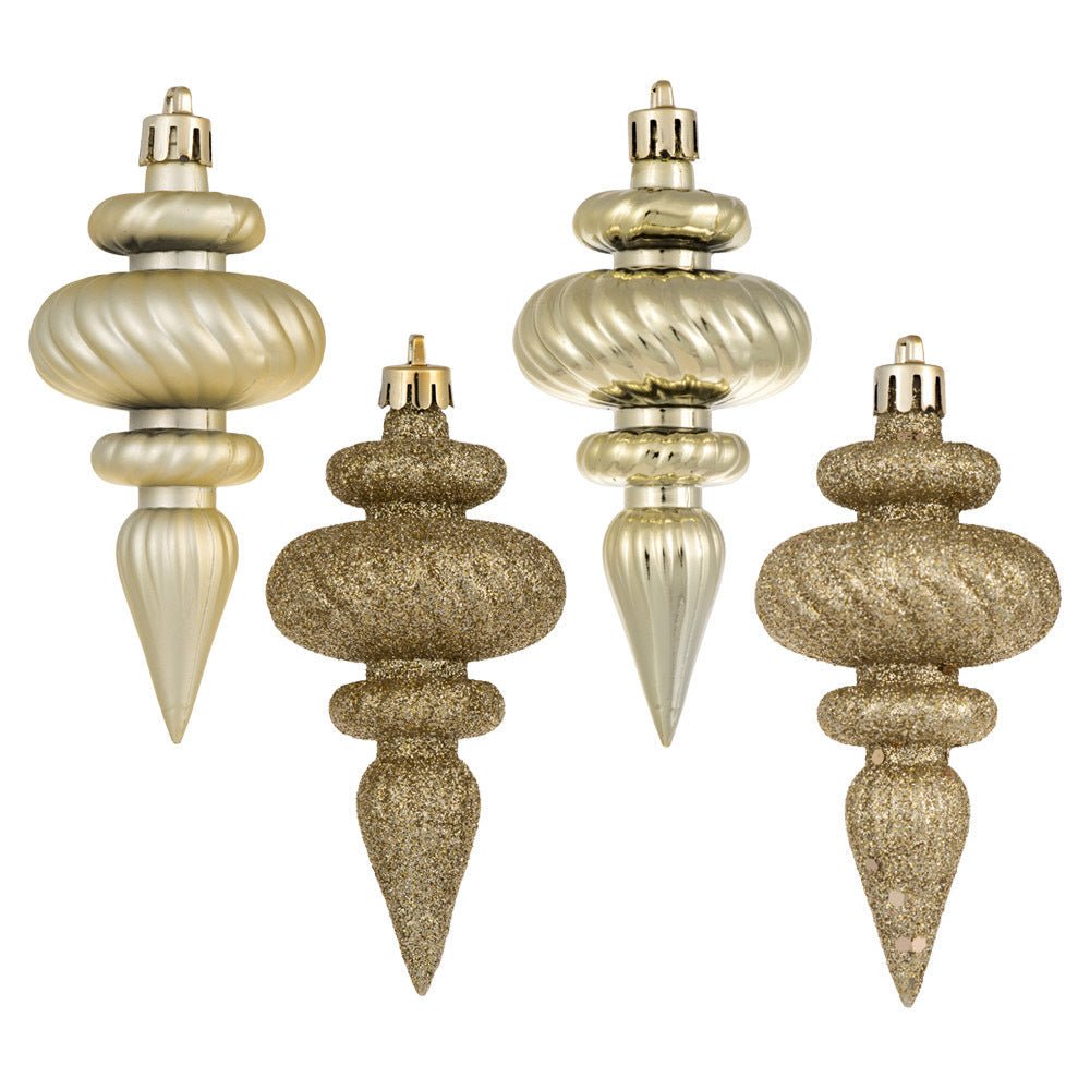 Champagne Finial Ornament - Box of 8 - My Christmas