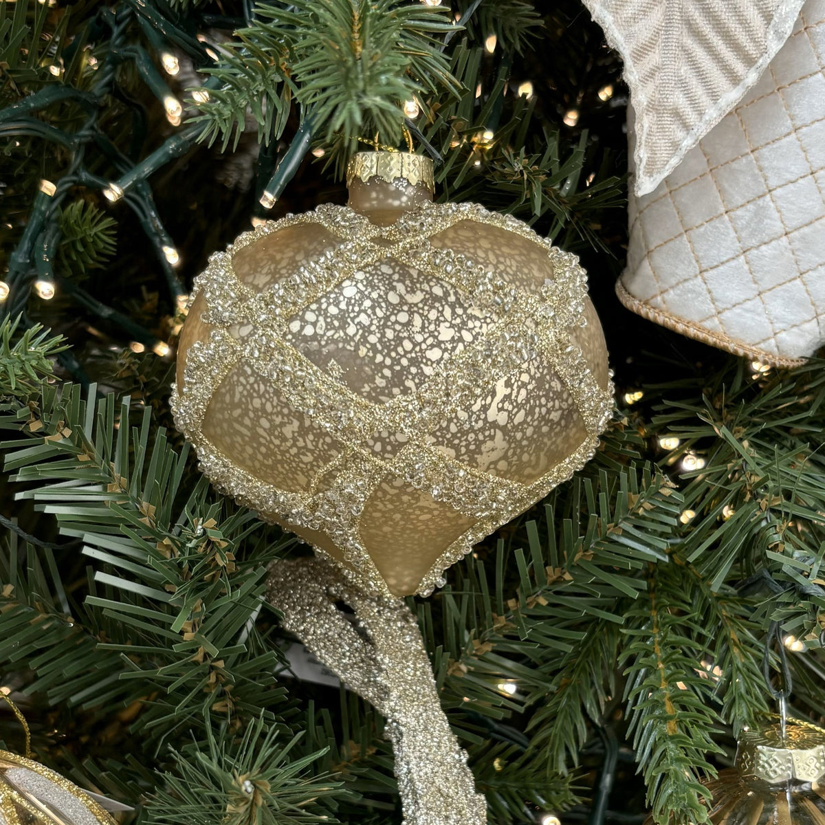 Champagne Glass Onion Ornament - My Christmas