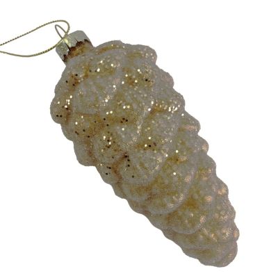 Champagne Glass Pinecone Ornament - My Christmas