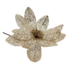 Champagne Glitter Flower - My Christmas