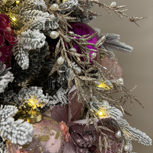 Champagne Glitter Spray with Pearl Details - My Christmas