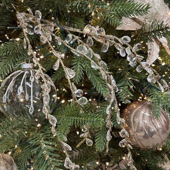 Champagne Icicle Branch - My Christmas