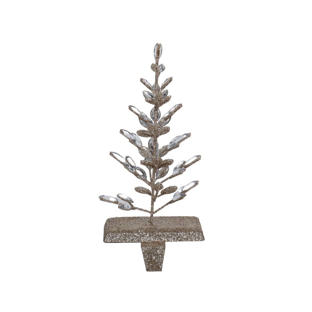 Champagne Jewel Tree Stocking Holder - My Christmas