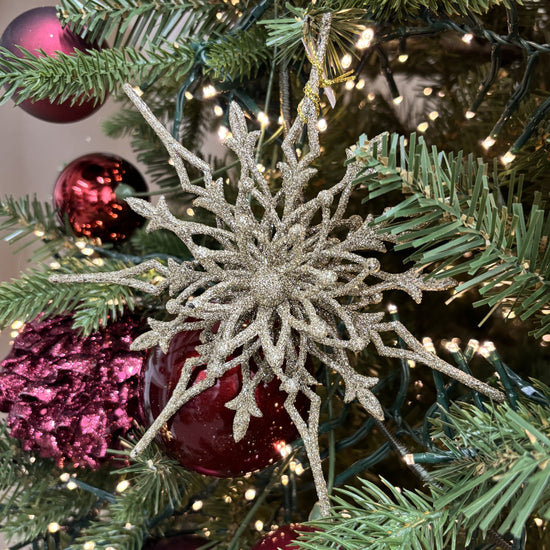 Champagne Multi Starburst Hanging - My Christmas
