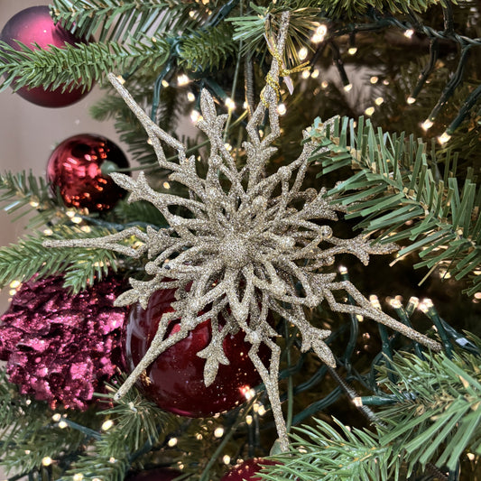 Champagne Multi Starburst Hanging - My Christmas
