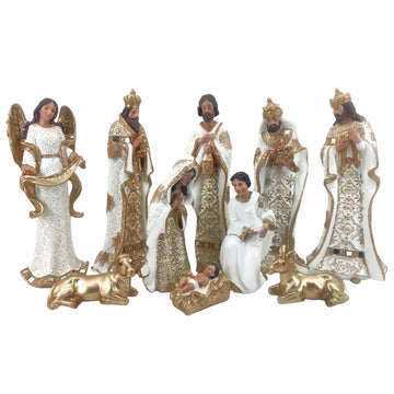 Champagne Nativity Set - My Christmas