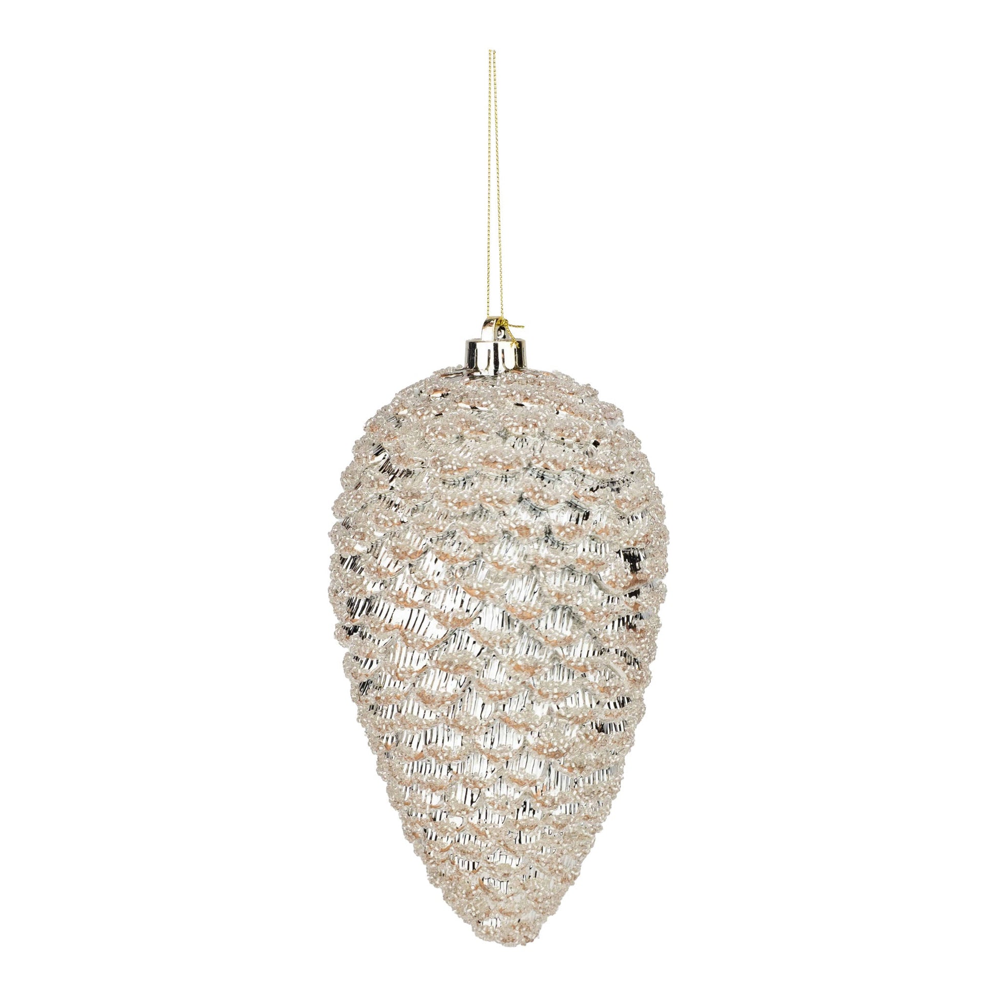 Champagne Pinecone Ornament - My Christmas