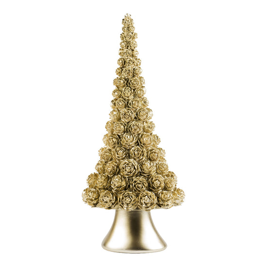 Champagne Rosette Tree - 45cm - My Christmas
