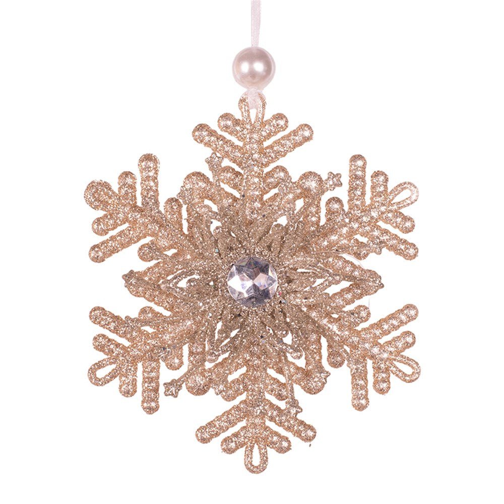 Champagne Snowflake Ornament - My Christmas