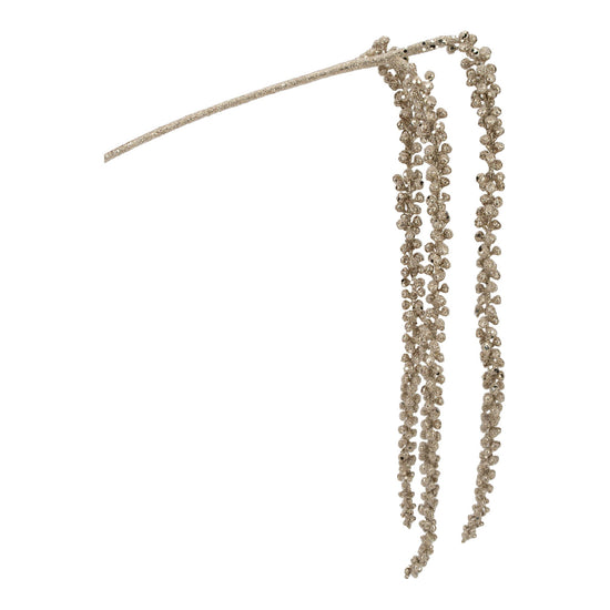 Champagne Weeping 3-Branch Spray - My Christmas